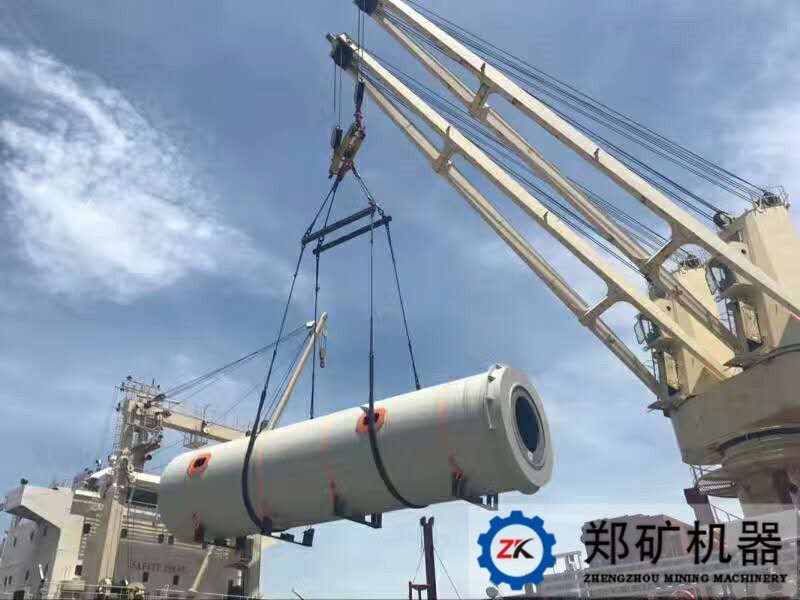 Φ3×12米制砂球磨機現場安裝圖